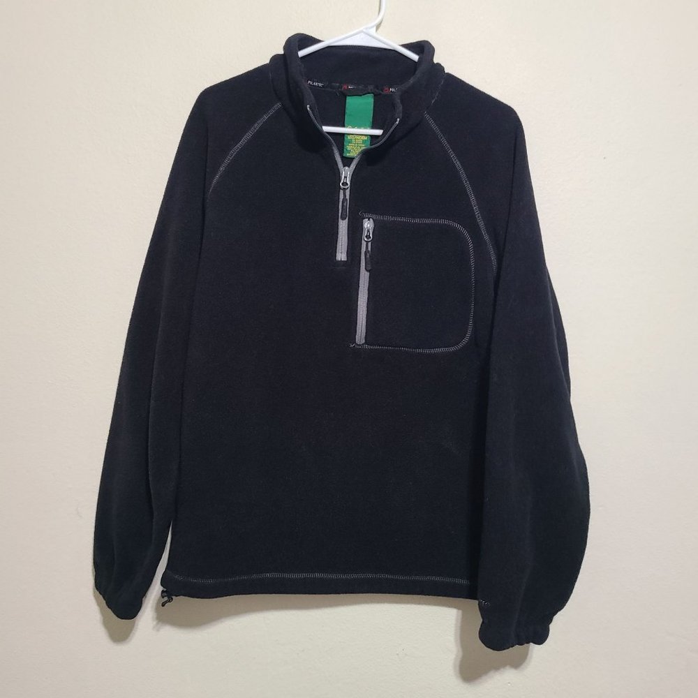 Cabela's Black Quarter-Zip Sweater